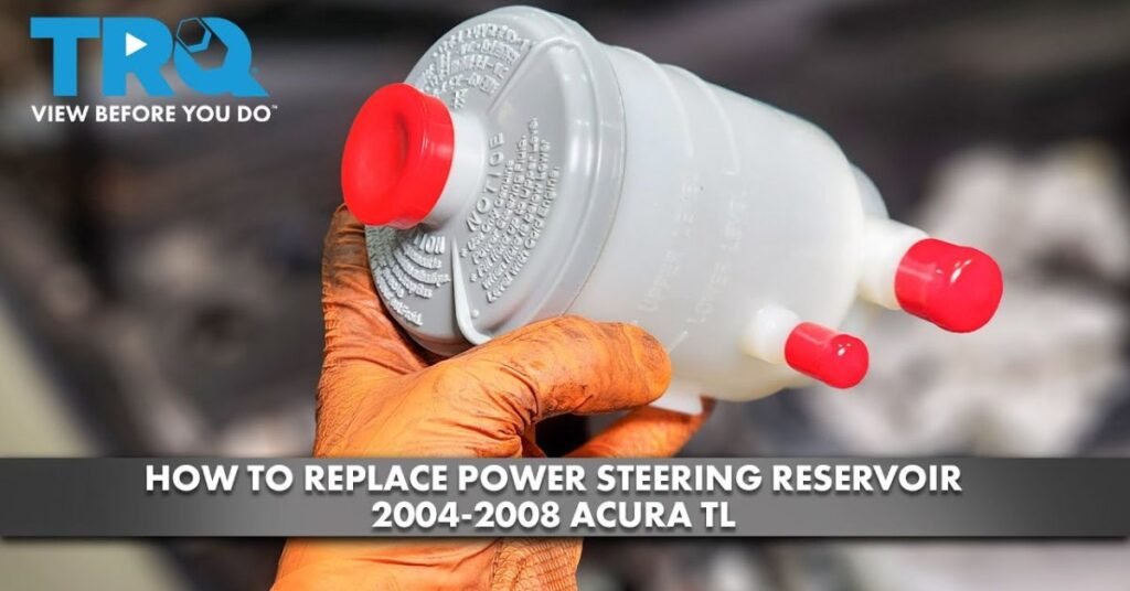 replace power steering reservoir