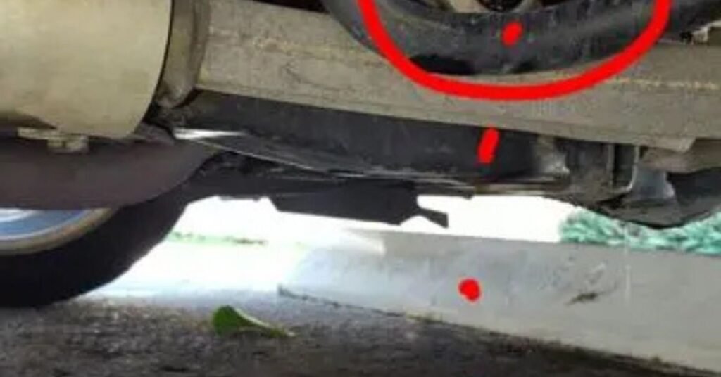 bottom of car leaking