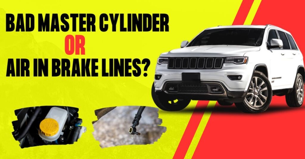 master cylinder problem symptoms