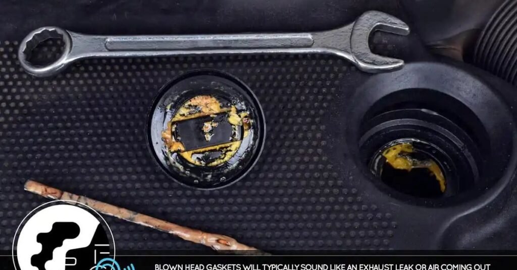 blown head gasket oil