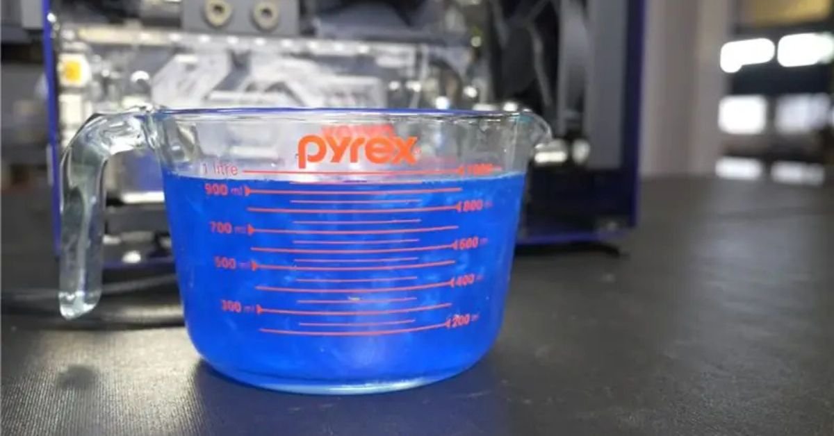 mixing coolant with water