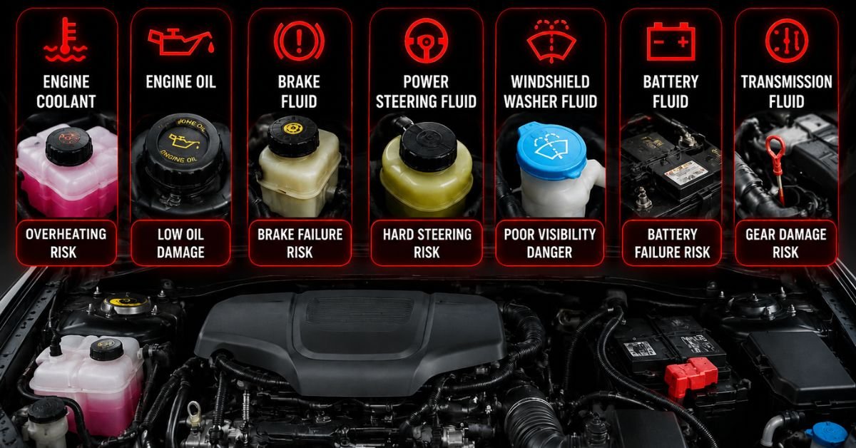 Coolant leak symptoms